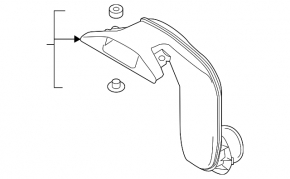Воздухоприемник Mazda CX-50 23-26 2.5
