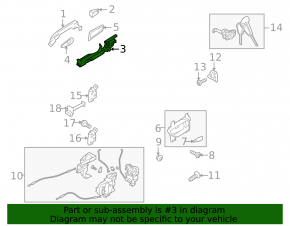 Механизм ручки двери передней правой Subaru Outback 10-14