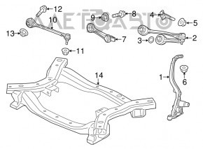 Подрамник передний Dodge Challenger 09-23 rwd
