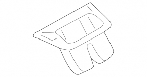 Накладка замка двери багажника Audi A5 F5 18-25 5D