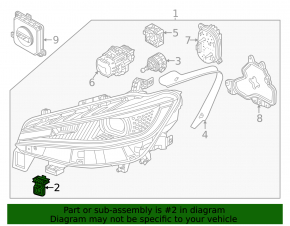 Кріплення фари нижнє ліве Volkswagen ID.4 21-23