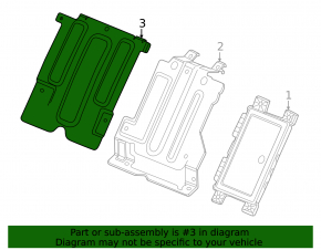 Кронштейн блока ECU компьютер двигателя Chevrolet Equinox EV 24-26