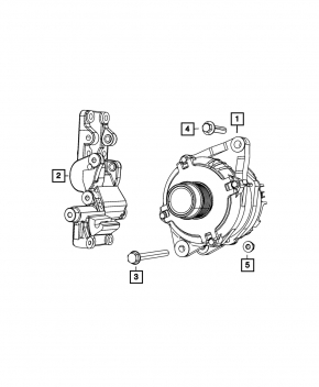 Генератор Dodge Journey 11-20 2.4