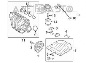 Колектор впускний Hyundai Sonata 16-19
