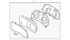 Щиток приладів Hyundai Kona 19-19 2.0