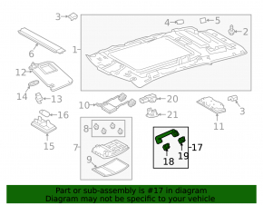 Ручка потолка передняя левая Lexus RX350 RX450h 16-22 бежевая