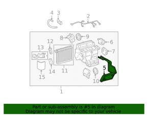 Радиатор отопителя печки Lexus GS300 GS350 GS430 GS450h 06-11