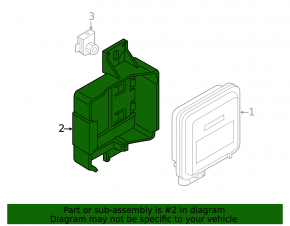 Кронштейн Homelink Garage Remote Control Module Audi A4 B9 17-19
