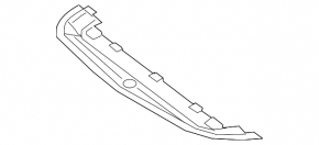 Захист переднього бампера Mercedes Metris W447 16-23 чорний