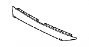 Накладка решетки радиатора верхняя grill Mazda CX-9 16-23