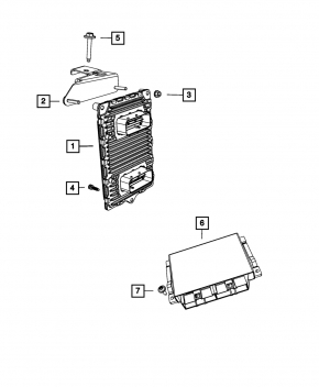 Transmission Control Module Jeep Cherokee KL 14-17 3.2