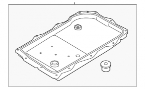 Піддон АКПП BMW 3 F30 12-16 RWD GA8HP45Z