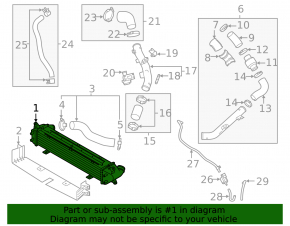 Інтеркулер Hyundai Veloster 19-22 1.6, 2.0