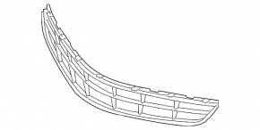 Решетка переднего бампера верхняя Toyota Camry v40 10-11