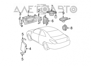Усилитель аудио Toyota Solara 2.4 04-06