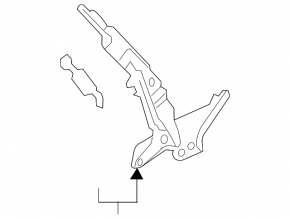 Петля капота права Audi A5 F5 17-24