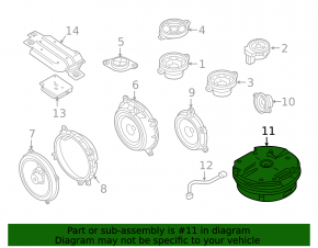 Сабвуфер Mazda CX-9 16-22 BOSE