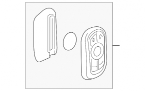 Ключ keyless GMC Terrain 18-23 4 кнопки