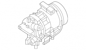 Компрессор кондиционера Nissan Rogue 21-21 2.5