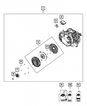 АКПП в сборе Fiat 500L 15-16 DF4 AS60T 6-ступ
