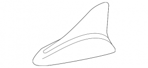 Антенна плавник Hyundai Elantra UD 11-13 скол