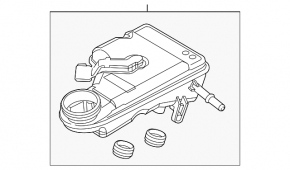 Бачок ГТЦ Ford Focus mk3 11-18 МКПП