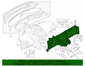Труба подторпедная усиление Ford Escape MK3 17-19 рест
