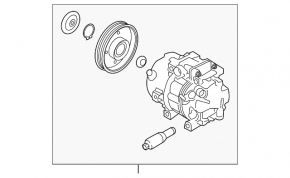 Компрессор кондиционера Kia Sorento 19-20 3.3 под manual