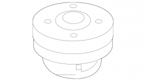 Опора пружины задняя правая Mercedes W164 ML