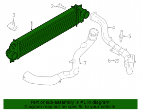 Интеркулер Ford Fusion mk5 13-16 1.6T