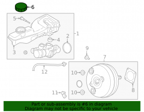 Кришка бачка ГТЦ Ford Edge 15-24