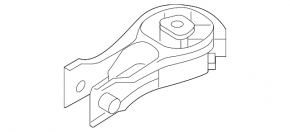 Подушка двигателя задняя Mazda CX-5 19-25 2.5T АКПП