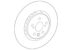 Диск тормозной передний левый Lexus RX350 RX350h 23-26 400/36мм