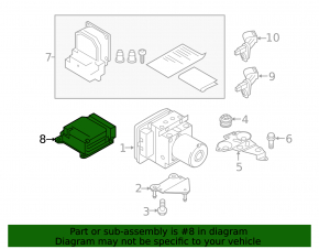 Датчик угловой скорости YAW RATE Audi A6 C7 12-18 AWD