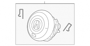 Подушка безпеки airbag в кермо водійська Acura RDX 19-25 Air bags,