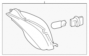 Поворотник правий Toyota Camry v55 15-17 usa LED