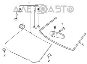 Датчик дождя Lexus GS300 GS350 GS430 GS450h 06-11