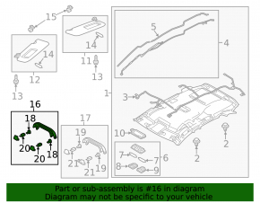 Ручка потолка передняя левая Mazda 3 14-18 BM серая