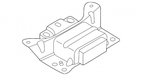 Подушка двигателя левая Audi A3 8V 15-20 1.4T, 1.8T, 2.0T