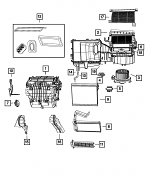 Резистор Jeep Compass 11-16