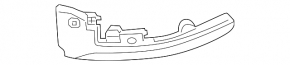 Поворотник зеркала левый Land Rover Range Rover Evoque 19-23