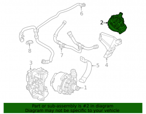 Вспомогательный насос охлаждения BMW X6 G06 20-26 S68