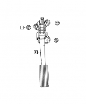 Педаль газа Jeep Compass 11-16
