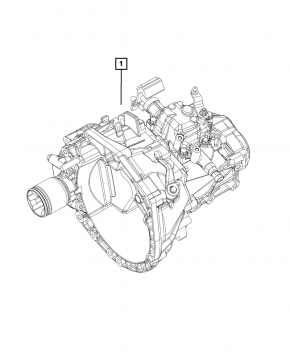 МКПП у зборі Fiat 500 13-17 C514