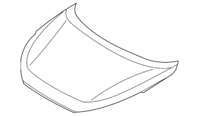 Капот голий Hyundai Tucson 16-21