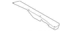 Накладка багажника верхняя Subaru Impreza 4d 17-23 GK