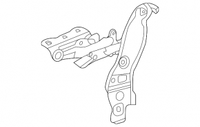 Петля капота левая Mercedes A-class V177 19-22