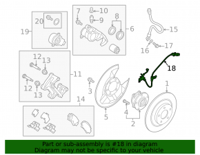 Датчик ABS задний правый Mazda CX-50 23-26