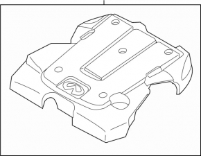 Накладка двигателя Infiniti G25 G35 4d 06-12