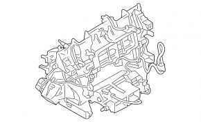 Корпус печки голый кондиционер BMW 5 F10 11-16 4 зонный кл, нижняя часть